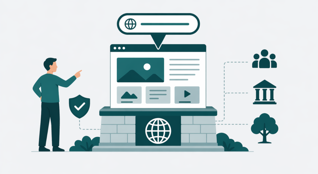 オウンドメディアのドメイン