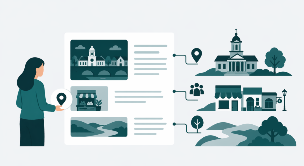 地域性を取り入れた記事