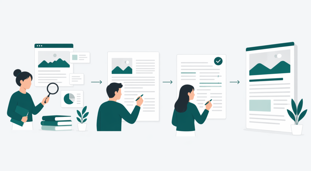 オウンドメディアの記事制作